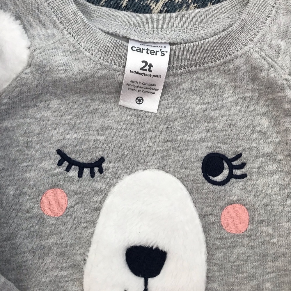 Carters bear sweatshirt